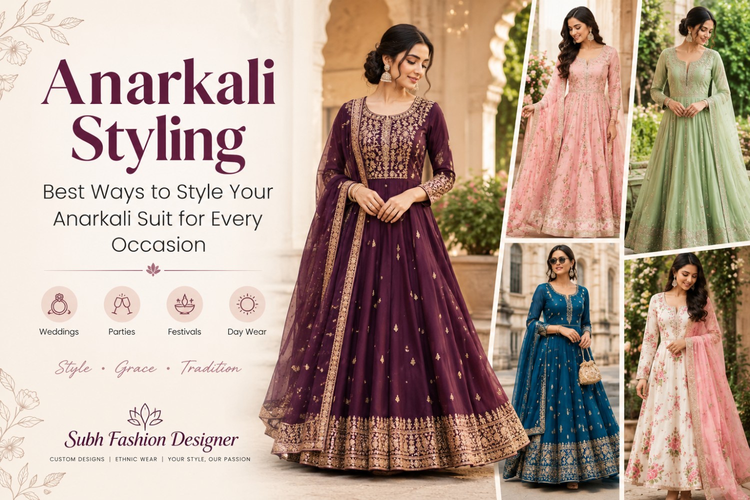 Anarkali Styling: Best Ways to Style Your Anarkali Suit for Every Occasion